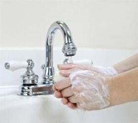 Prevention of worm infection - hand washing