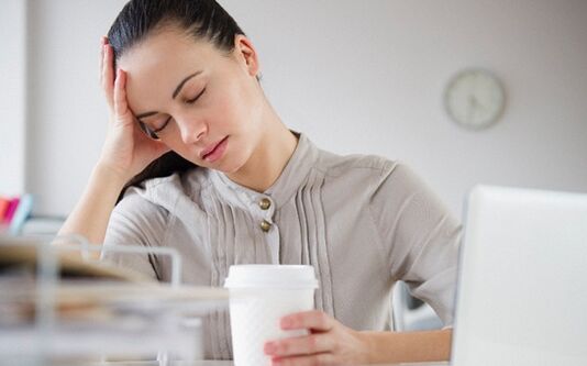 headache due to parasites in the body